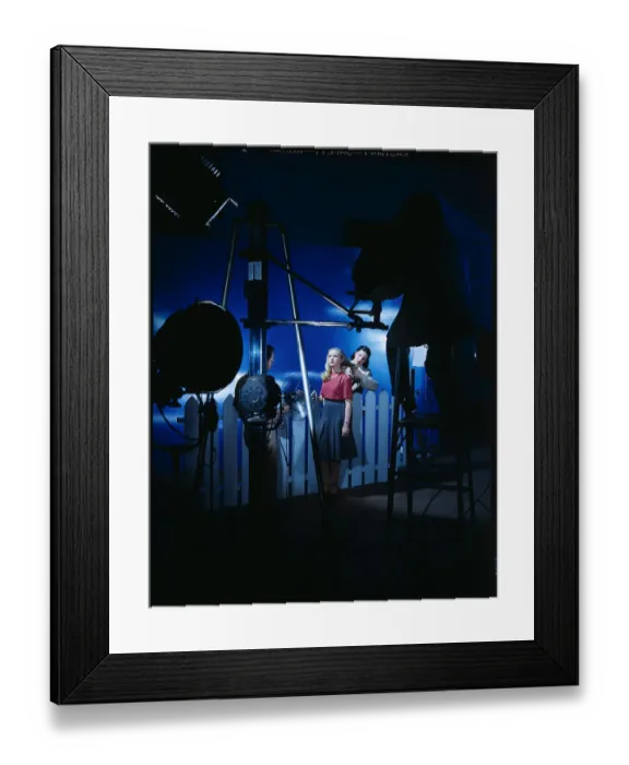 Framed Print : Filming a Movie Scene Framed Print : Filming a Movie Scene