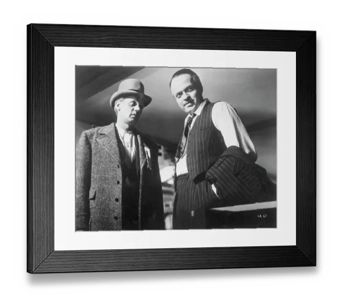Framed Print : Joseph Cotten and Orson Welles in Citizen Kane Framed Print : Joseph Cotten and Orson Welles in Citizen Kane