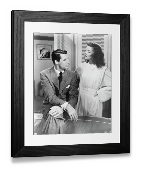 Framed Print : Cary Grant and Katharine Hepburn in The Philadelphia Story Framed Print : Cary Grant and Katharine Hepburn in The Philadelphia Story