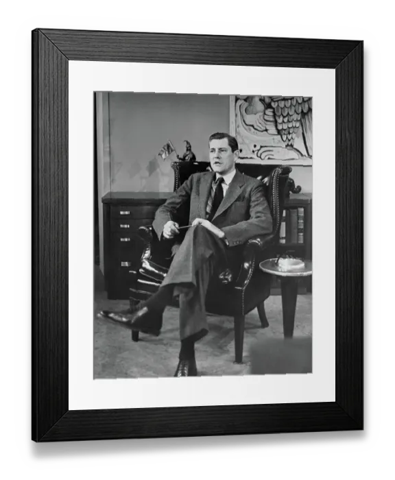 Framed Print : Broadcast Journalist Eric Sevareid Framed Print : Broadcast Journalist Eric Sevareid