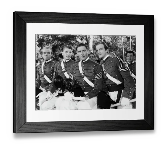 Framed Print : Movie Scene from Sante Fe Trail Framed Print : Movie Scene from Sante Fe Trail