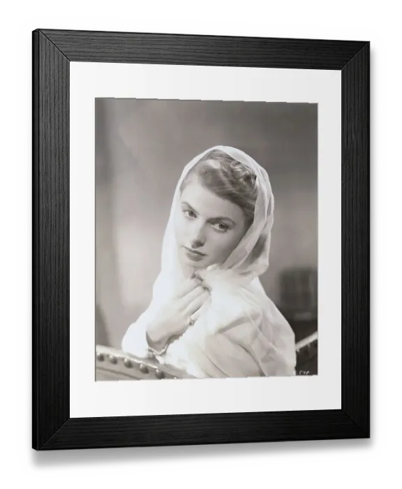 Framed Print : Portrait of Ingrid Bergman Framed Print : Portrait of Ingrid Bergman
