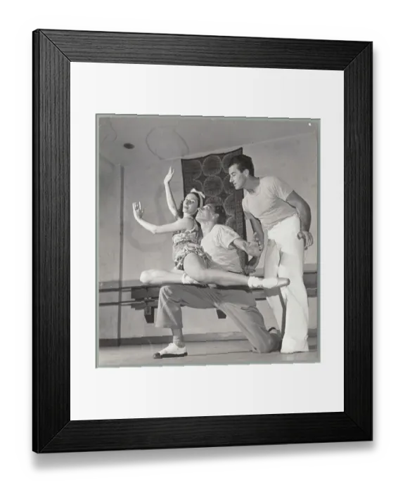 Framed Print : Alicia Markova with Dancing Partners Framed Print : Alicia Markova with Dancing Partners