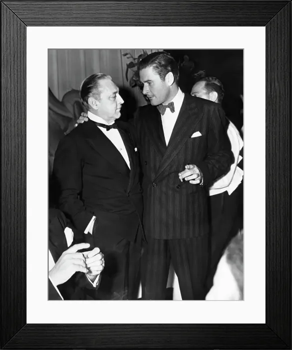 Framed Print : Errol Flynn with John Barrymore Framed Print : Errol Flynn with John Barrymore