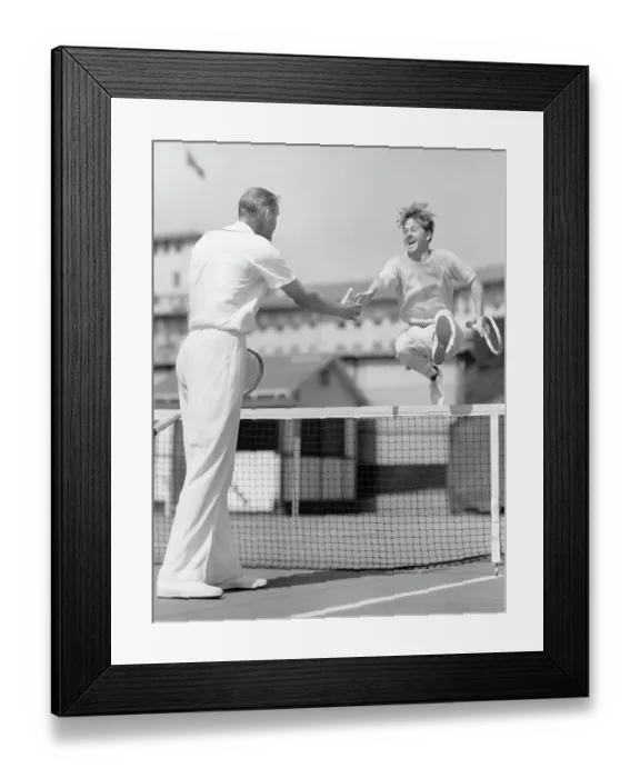 Framed Print : Mickey Rooney Shaking Hands with William Tilden Framed Print : Mickey Rooney Shaking Hands with William Tilden