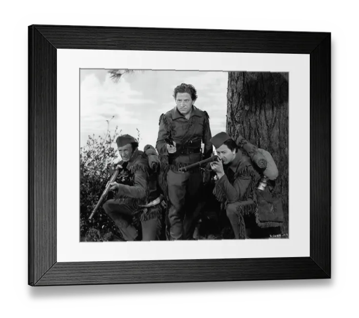 Framed Print : Spencer Tracy in Indian Fighting Scene Framed Print : Spencer Tracy in Indian Fighting Scene