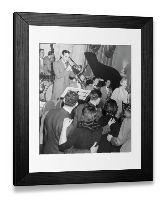 Framed Print : Glenn Miller Band Performing Framed Print : Glenn Miller Band Performing