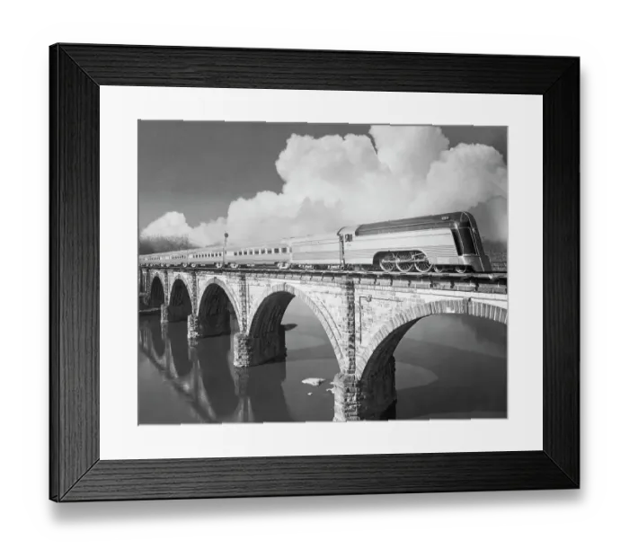 Framed Print : Reading Crusader Crossing Railway Bridge Framed Print : Reading Crusader Crossing Railway Bridge