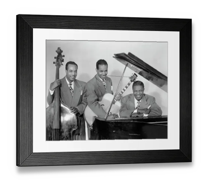 Framed Print : Nat King Cole Trio Publicity Portrait Framed Print : Nat King Cole Trio Publicity Portrait