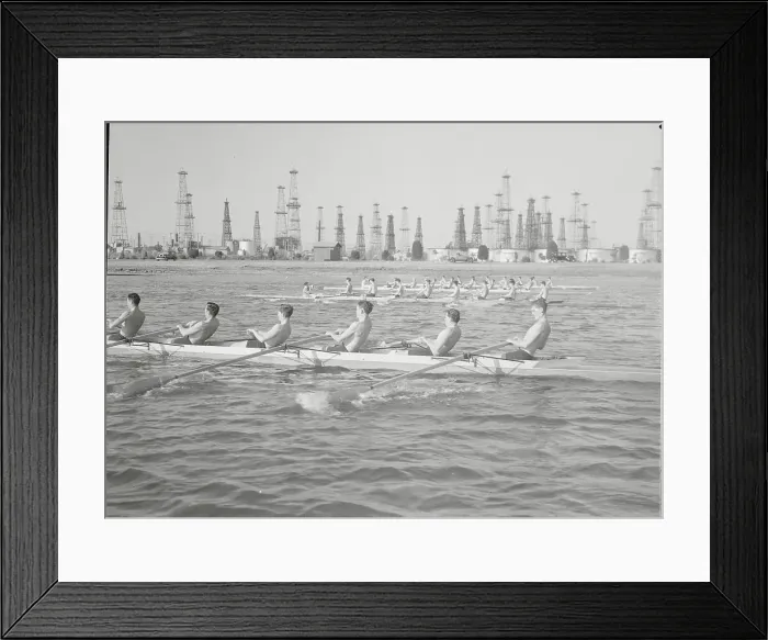Framed Print : Regatta in Southern California 1940 Framed Print : Regatta in Southern California 1940