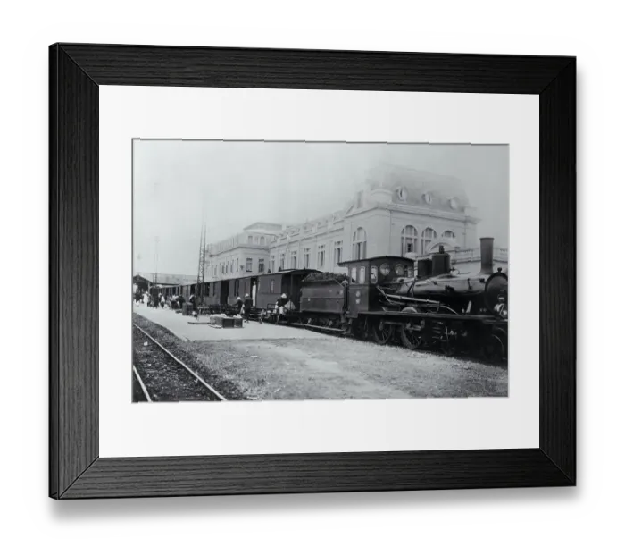 Framed Print : French Railroad in Vietnam Framed Print : French Railroad in Vietnam