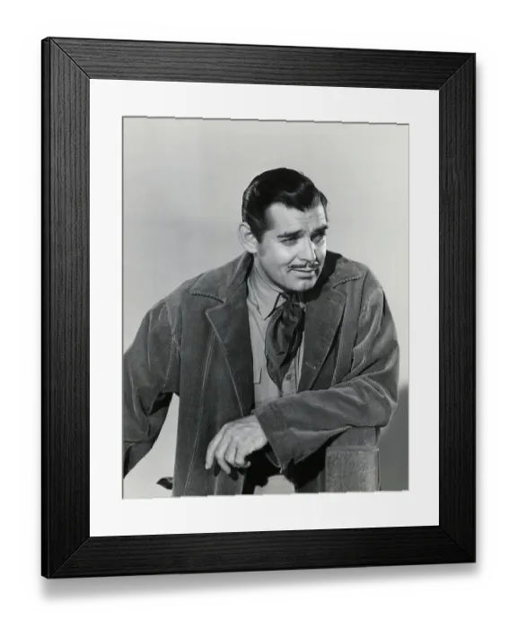 Framed Print : Clark Gable Framed Print : Clark Gable