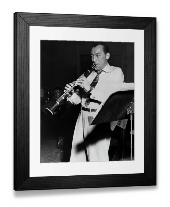 Framed Print : Woody Herman Playing Clarinet Framed Print : Woody Herman Playing Clarinet