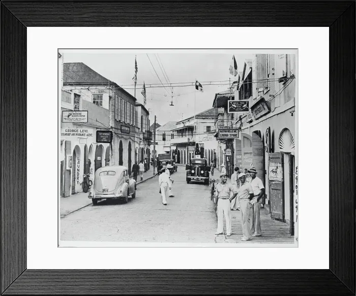 Framed Print : People Mingling In Street