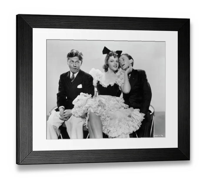 Framed Print : Mickey Rooney, Judy Garland, and Larry Nunn Framed Print : Mickey Rooney, Judy Garland, and Larry Nunn