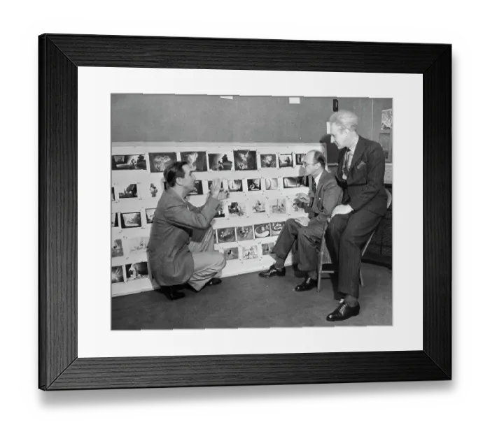 Framed Print : Walt Disney and Composers Discuss Fantasia Framed Print : Walt Disney and Composers Discuss Fantasia