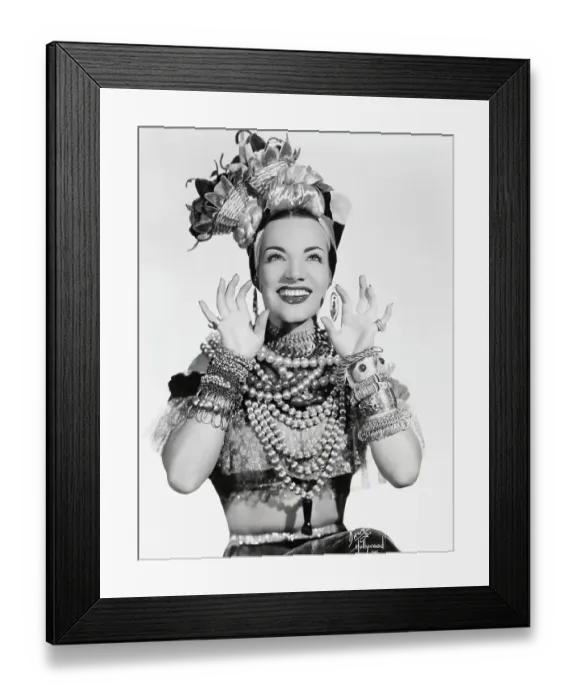 Framed Print : Brazilian Dancer Carmen Miranda Framed Print : Brazilian Dancer Carmen Miranda