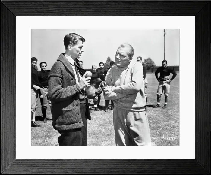 Framed Print : Ronald Reagan and Pat O'Brien Framed Print : Ronald Reagan and Pat O'Brien