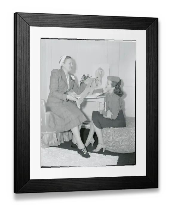 Framed Print : Peggy Moran and Vera West Framed Print : Peggy Moran and Vera West