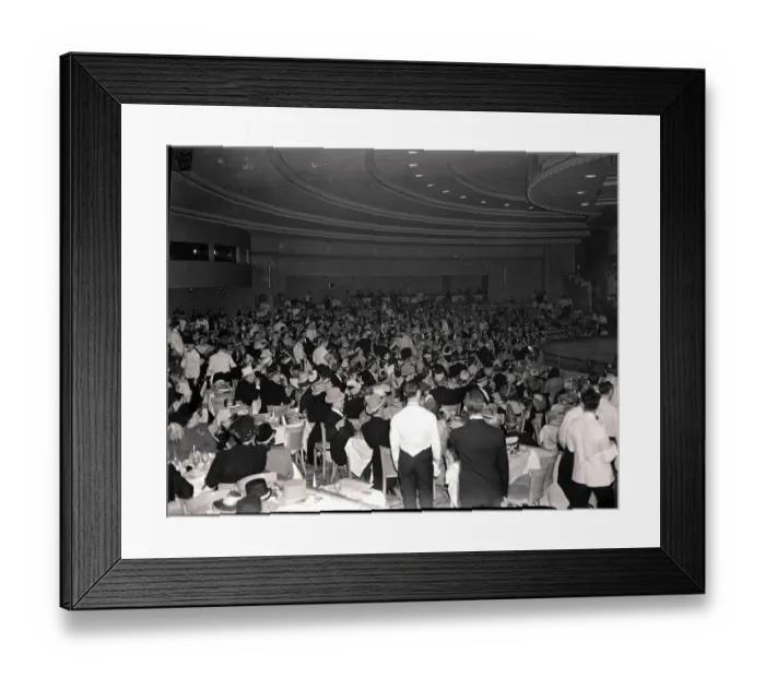 Framed Print : Throng at Theater on New Years Day Framed Print : Throng at Theater on New Years Day