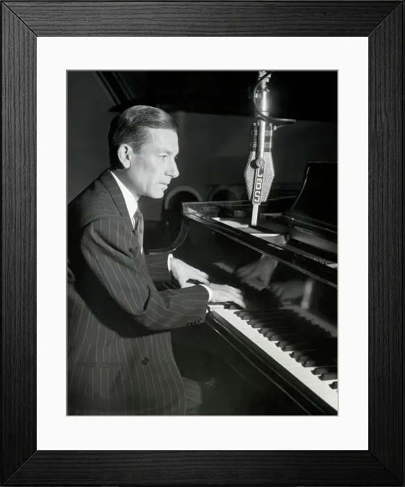 Framed Print : Hoagy Carmichael Playing Piano Framed Print : Hoagy Carmichael Playing Piano