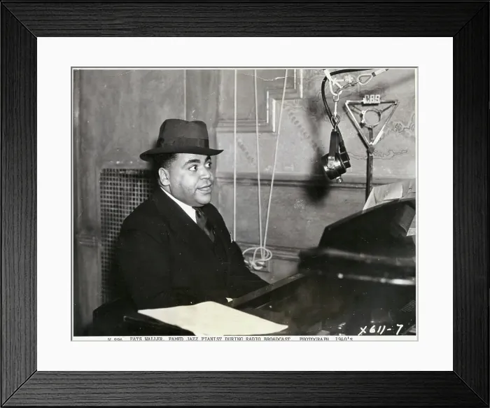 Framed Print : Fats Waller at Piano