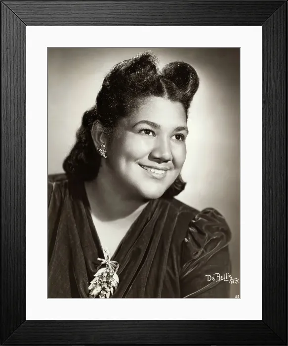 Framed Print : Soprano Dorothy Maynor Smiling Framed Print : Soprano Dorothy Maynor Smiling
