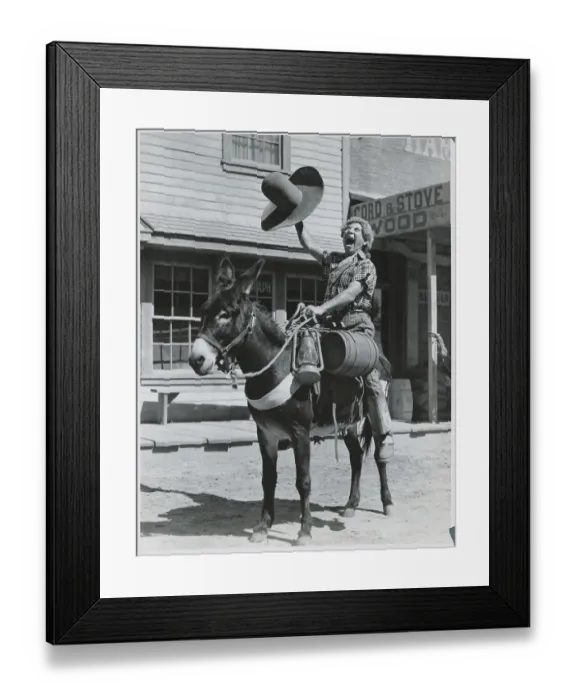 Framed Print : Scene from Go West Framed Print : Scene from Go West