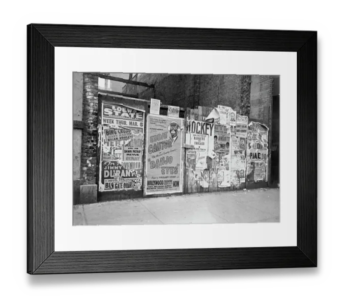 Framed Print : Theater and Special Event Posters on City Fence Framed Print : Theater and Special Event Posters on City Fence