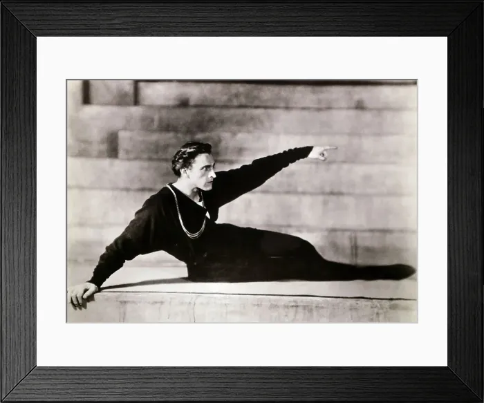 Framed Print : Actor John Barrymore in Hamlet Scene Framed Print : Actor John Barrymore in Hamlet Scene