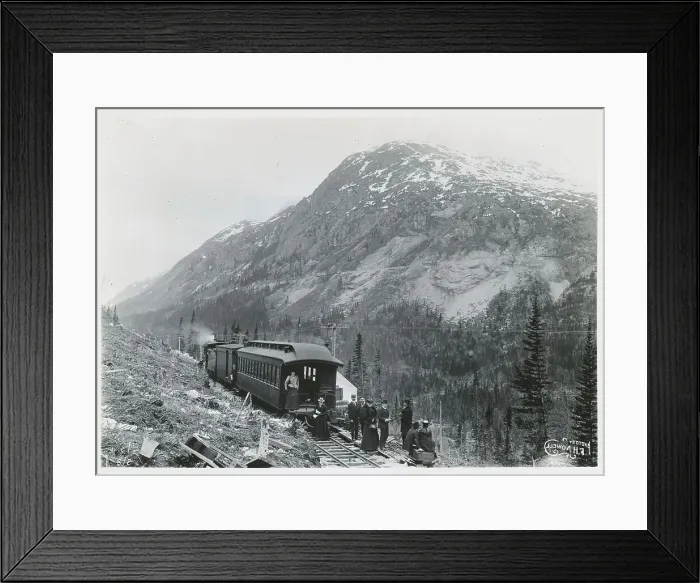 Framed Print : Travelers Resting During Trip by Train