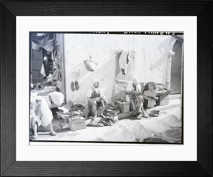 Framed Print : Arched Pathway Known as Aguenaou Gate