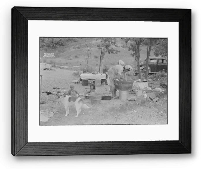 Framed Print : Sharecropper Family Framed Print : Sharecropper Family