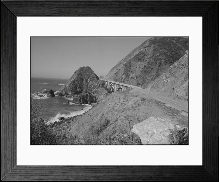 Framed Print : California Highway 1 Framed Print : California Highway 1