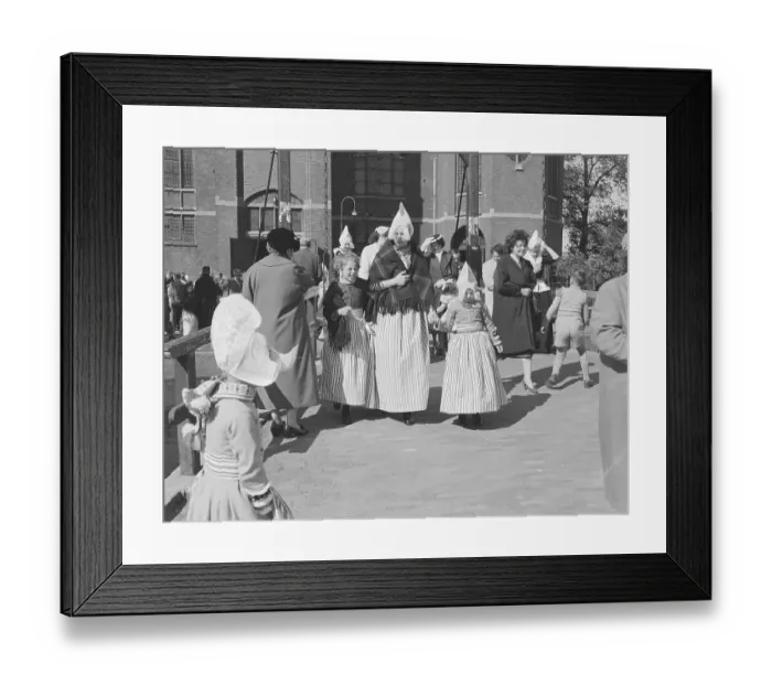 Framed Print : People Leaving Church