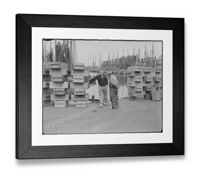 Framed Print : Fish Boxes Framed Print : Fish Boxes