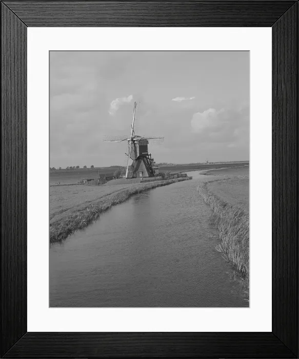 Framed Print : Windmill and Canal Framed Print : Windmill and Canal