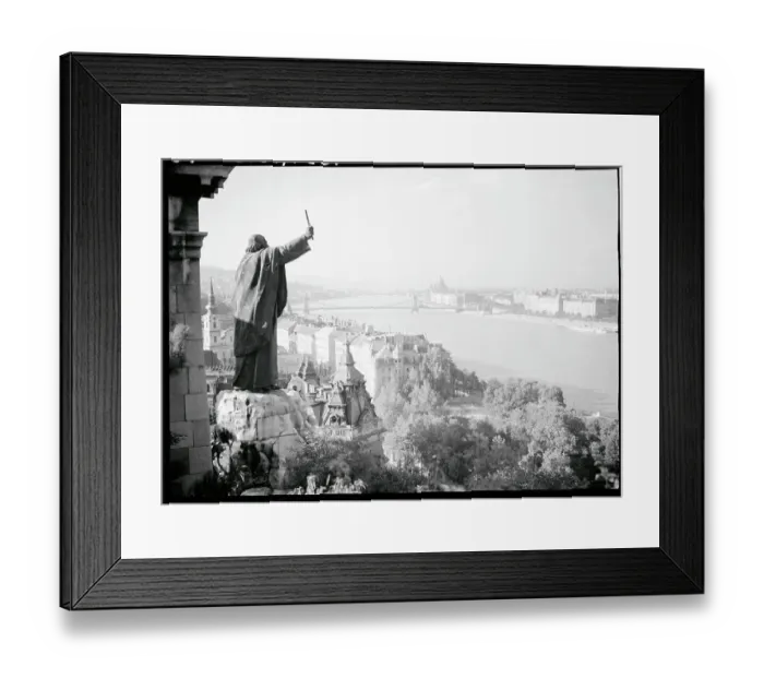 Framed Print : St. Gellert's Memorial Overlooking Danube Framed Print : St. Gellert's Memorial Overlooking Danube