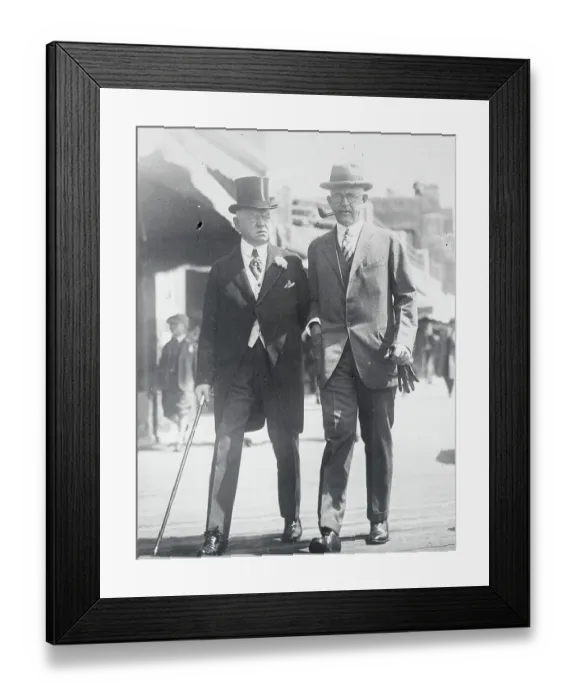 Framed Print : American Anthropologist Franz J. Boas with Ashton Talbott Framed Print : American Anthropologist Franz J. Boas with Ashton Talbott