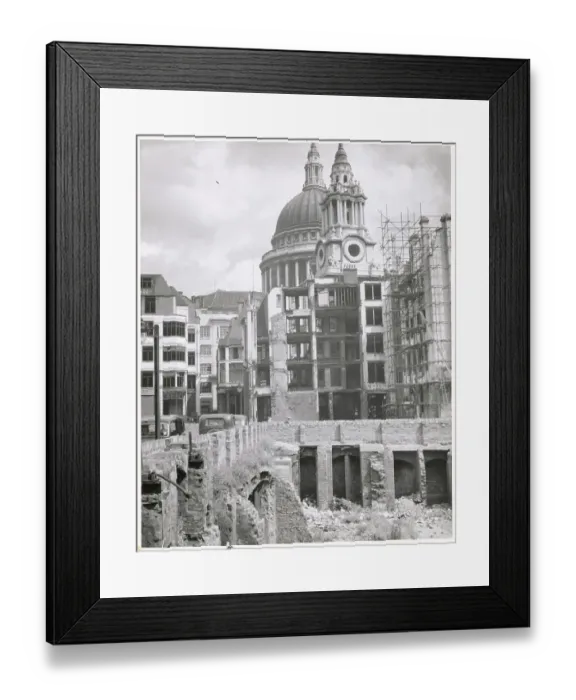 Framed Print : Aftermath of London Bomb Framed Print : Aftermath of London Bomb