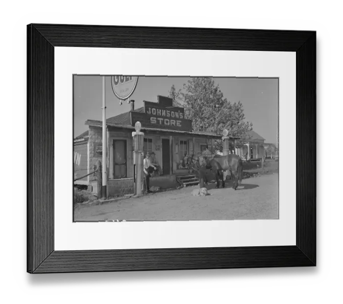 Framed Print : Johnson's Country Store Framed Print : Johnson's Country Store