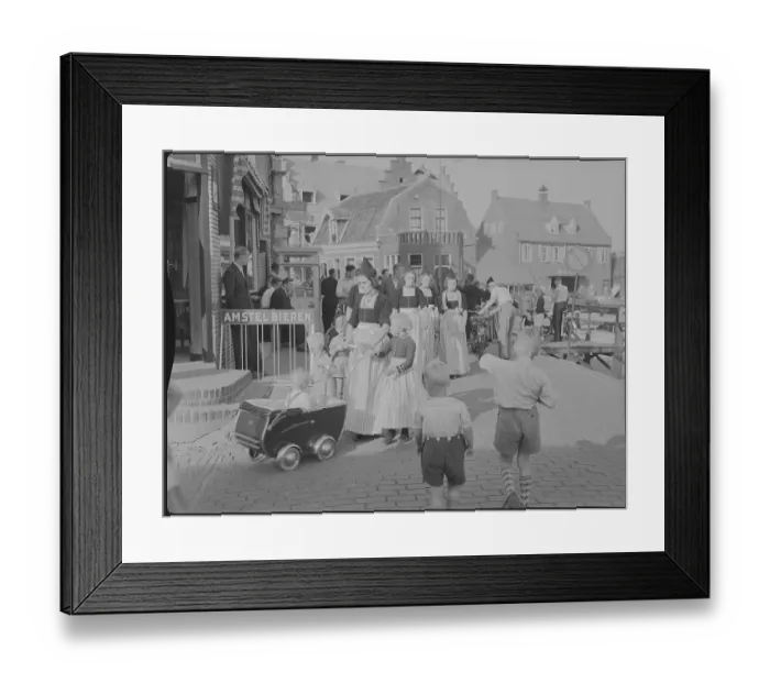 Framed Print : Dutch Pedestrians Framed Print : Dutch Pedestrians