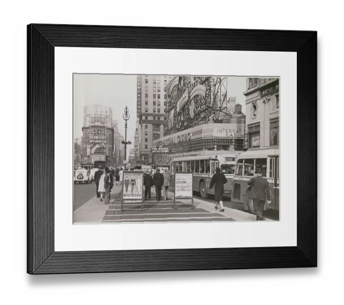 Framed Print : View of Times Square Framed Print : View of Times Square