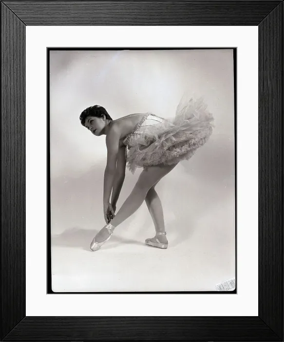 Framed Print : Woman Wearing a Tutu Framed Print : Woman Wearing a Tutu
