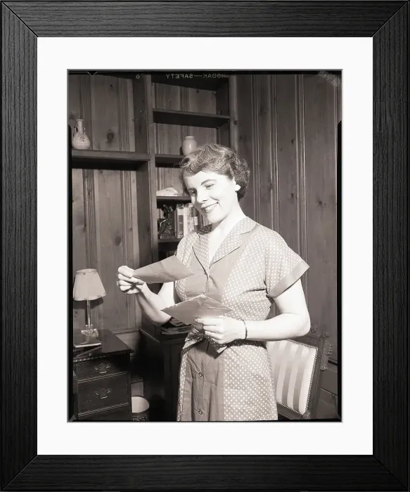 Framed Print : Woman Reading Letter Framed Print : Woman Reading Letter