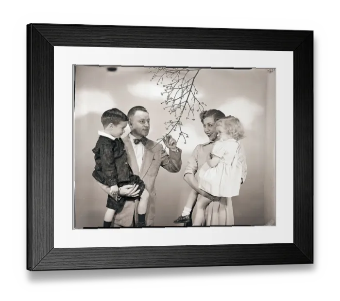 Framed Print : Family Admiring Dogwood Tree Blooms Framed Print : Family Admiring Dogwood Tree Blooms