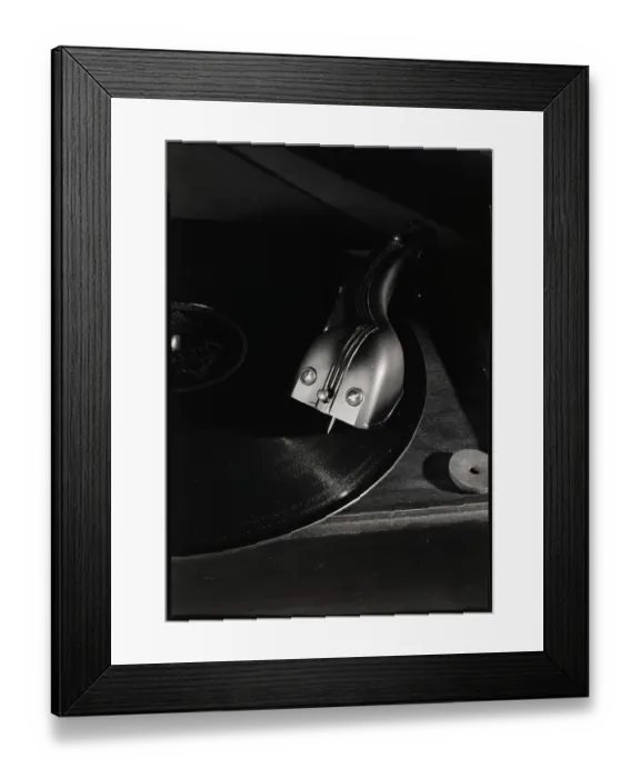 Framed Print : Phonograph Needle on a Record Framed Print : Phonograph Needle on a Record