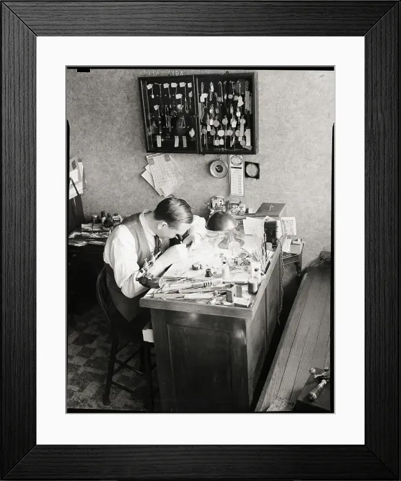 Framed Print : Jeweller At Work Framed Print : Jeweller At Work