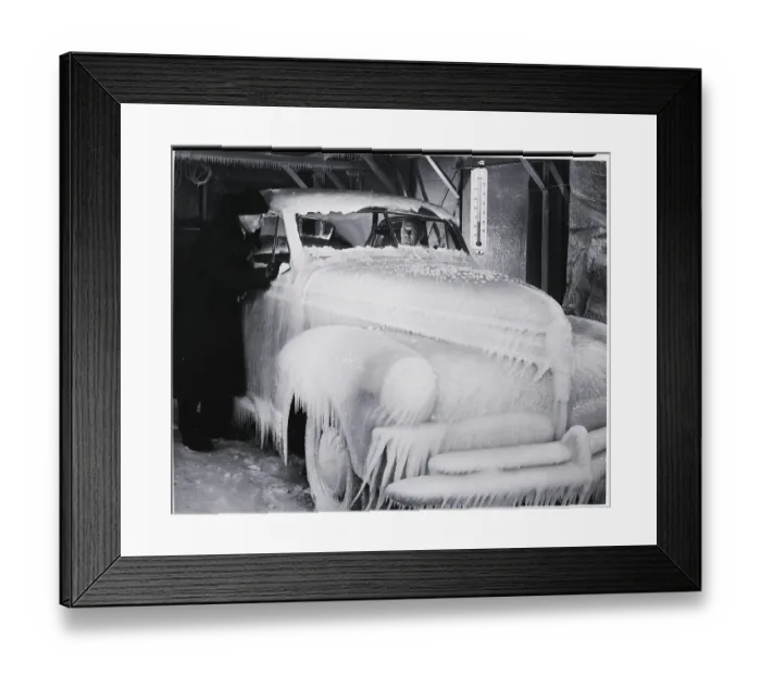 Framed Print : Frozen Studebaker Framed Print : Frozen Studebaker