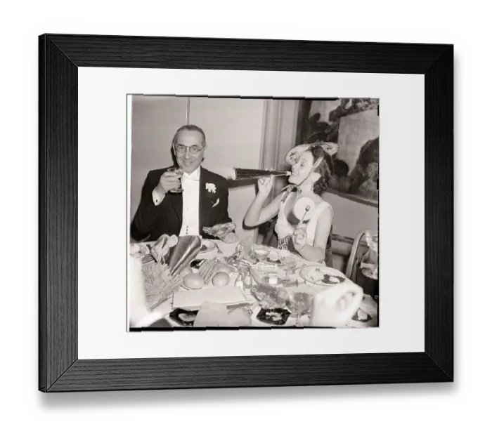 Framed Print : Alfonso Lopez Celebrating New Year's Framed Print : Alfonso Lopez Celebrating New Year's